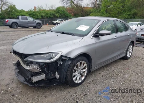 2015 Chrysler 200 C из США, поврежденный, VIN 1C3CCCCB6FN742566